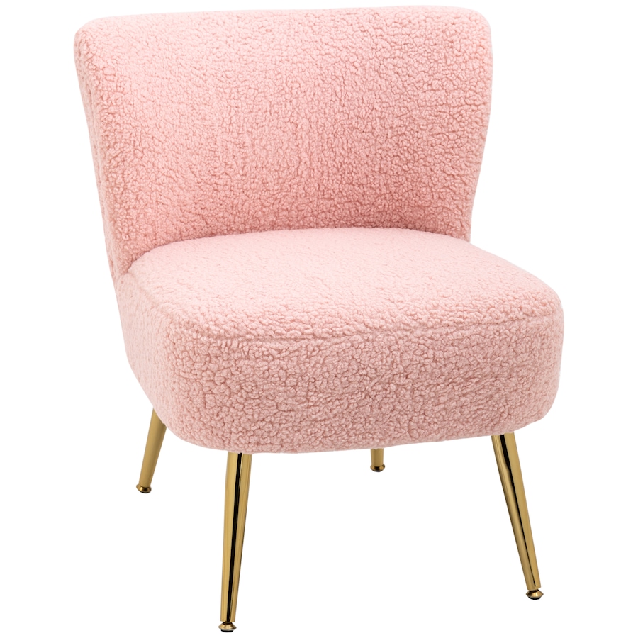 Image 929668_ST03.jpg, Product 929-668 / Price $189.99, HOMCOM Accent Chair Side Chairs for Living Room with Gold Steel Legs from HOMCOM on TSC.ca's Home & Garden department
