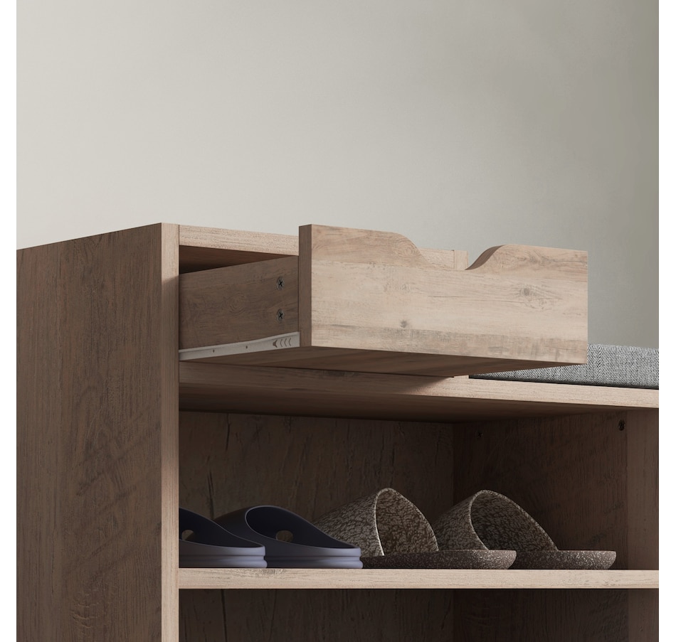 Image 929672_ALTMORE8.jpg, Product 929-672 / Price $90.74 - $99.99, HOMCOM Upholstered Entryway Shoe Bench with Open Shelf from HOMCOM on TSC.ca's Home & Garden department