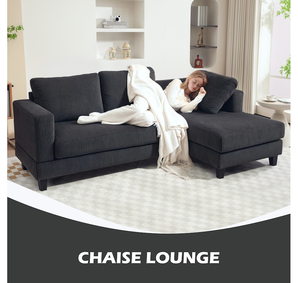 Image 929673_ALTMORE11.jpg, Product 929-673 / Price $549.99, HOMCOM L Shape Sofa with Chaise Lounge Fabric 3 Seater Corner Sofa from HOMCOM on TSC.ca's Home & Garden department