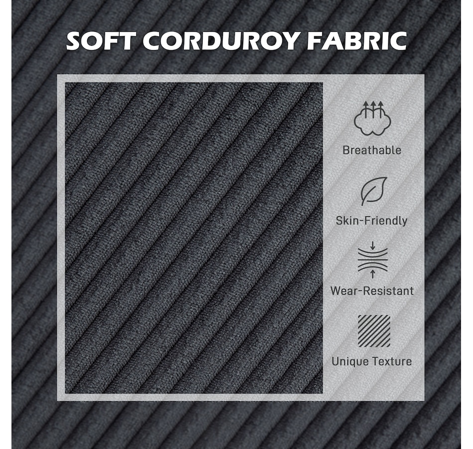 Image 929673_ALTMORE13.jpg, Product 929-673 / Price $549.99, HOMCOM L Shape Sofa with Chaise Lounge Fabric 3 Seater Corner Sofa from HOMCOM on TSC.ca's Home & Garden department