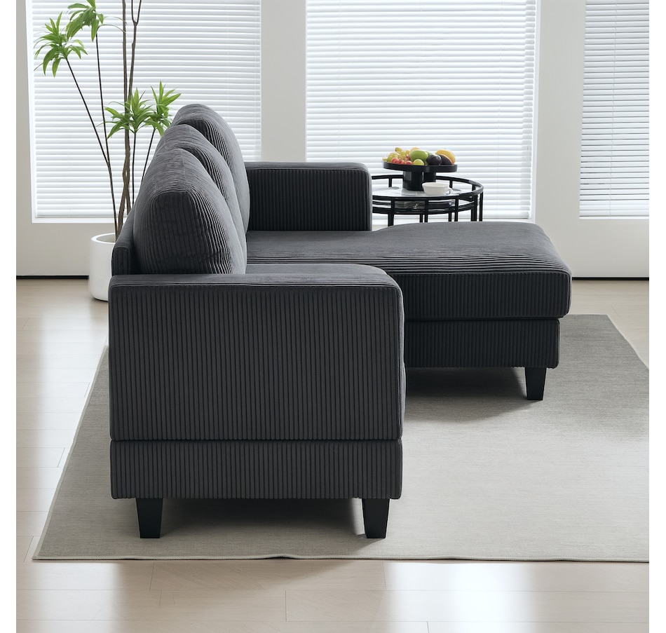 Image 929673_ALTMORE16.jpg, Product 929-673 / Price $549.99, HOMCOM L Shape Sofa with Chaise Lounge Fabric 3 Seater Corner Sofa from HOMCOM on TSC.ca's Home & Garden department