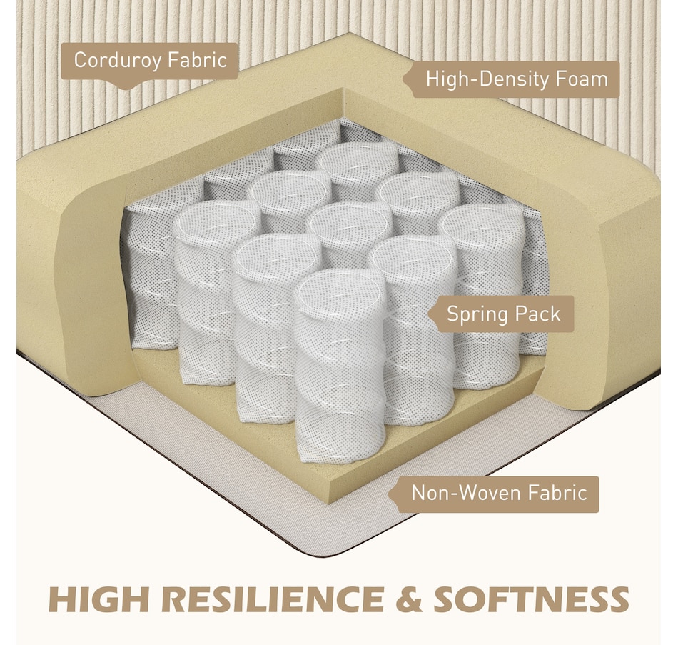 Image 929673_ALTMORE4.jpg, Product 929-673 / Price $549.99, HOMCOM L Shape Sofa with Chaise Lounge Fabric 3 Seater Corner Sofa from HOMCOM on TSC.ca's Home & Garden department