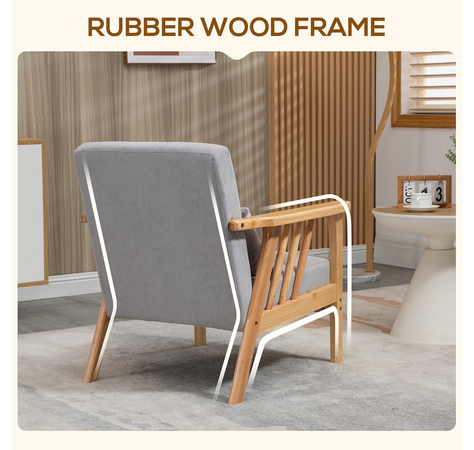 Image 929677_ALTMORE12.jpg, Product 929-677 / Price $169.99, HOMCOM Accent Chairs with Pillow, Cushioned Seat and Back, Arm Chair from HOMCOM on TSC.ca's Home & Garden department