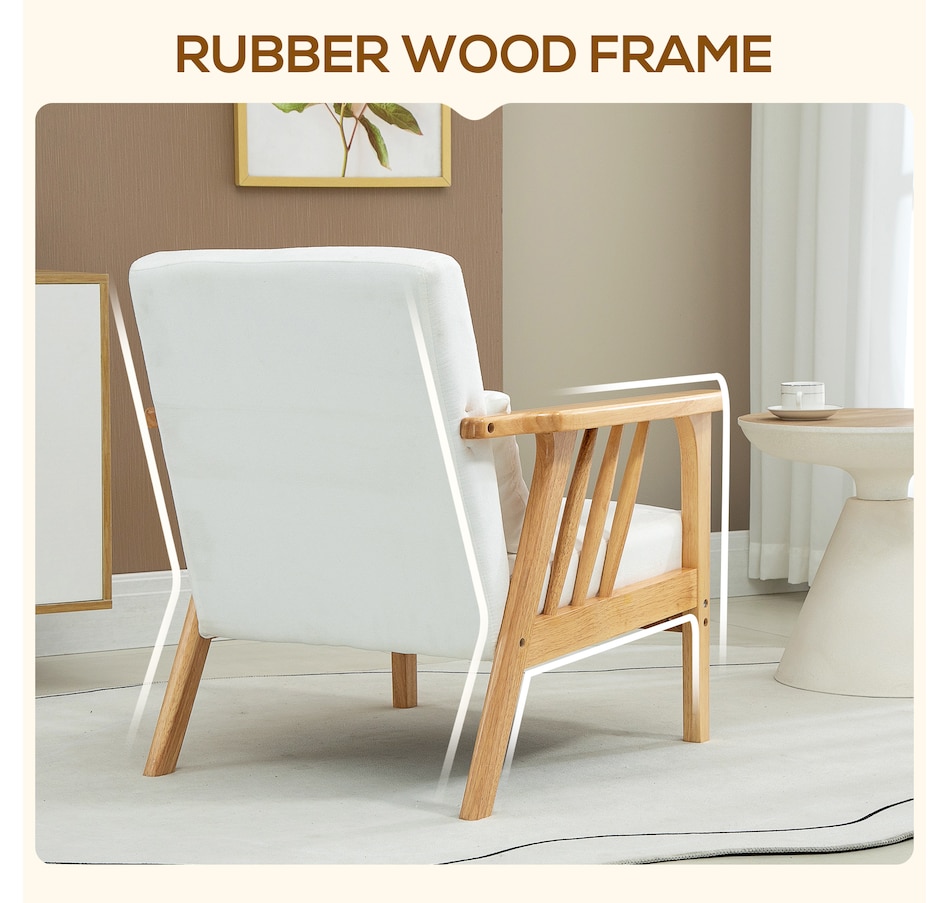 Image 929677_ALTMORE4.jpg, Product 929-677 / Price $169.99, HOMCOM Accent Chairs with Pillow, Cushioned Seat and Back, Arm Chair from HOMCOM on TSC.ca's Home & Garden department