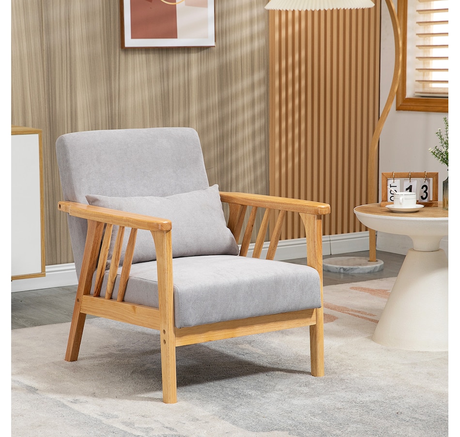 Image 929677_ALTMORE9.jpg, Product 929-677 / Price $169.99, HOMCOM Accent Chairs with Pillow, Cushioned Seat and Back, Arm Chair from HOMCOM on TSC.ca's Home & Garden department