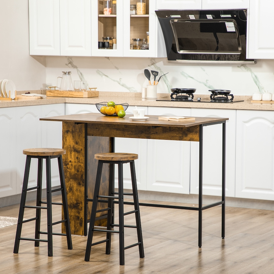 Image 929684_ALTMORE1.jpg, Product 929-684 / Price $149.99 - $154.99, HOMCOM Extendable Bar Table with Storage Foldable Counter Height Table from HOMCOM on TSC.ca's Home & Garden department