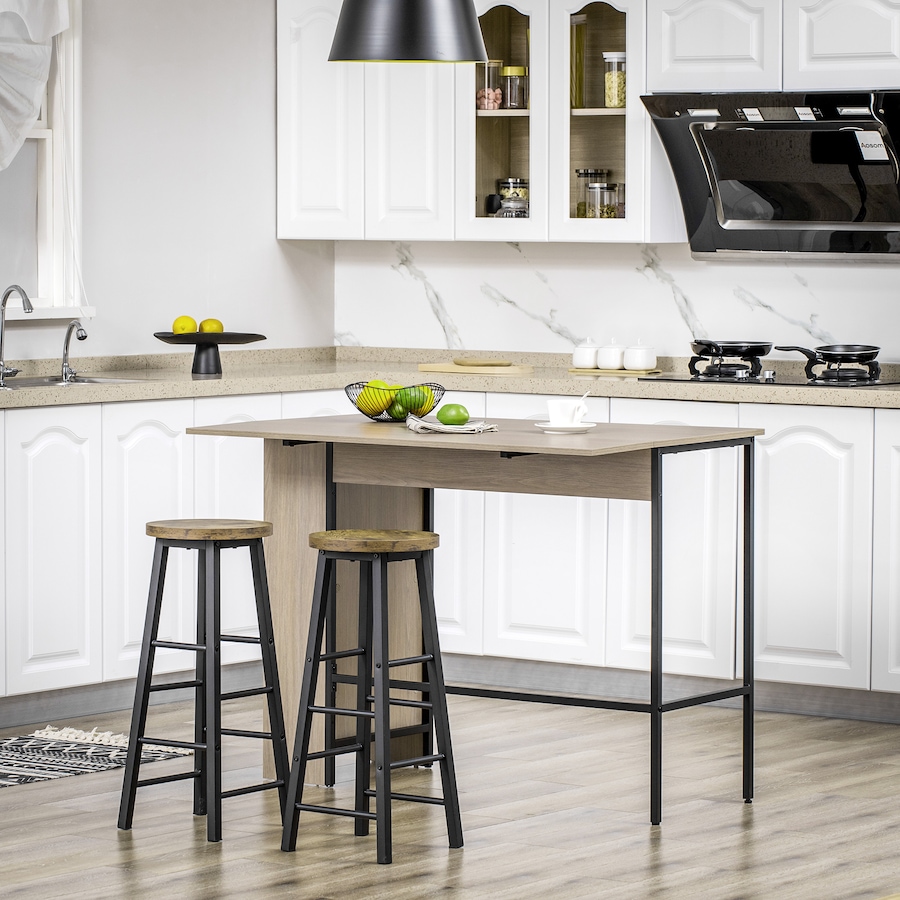 Image 929684_ALTMORE9.jpg, Product 929-684 / Price $149.99 - $154.99, HOMCOM Extendable Bar Table with Storage Foldable Counter Height Table from HOMCOM on TSC.ca's Home & Garden department