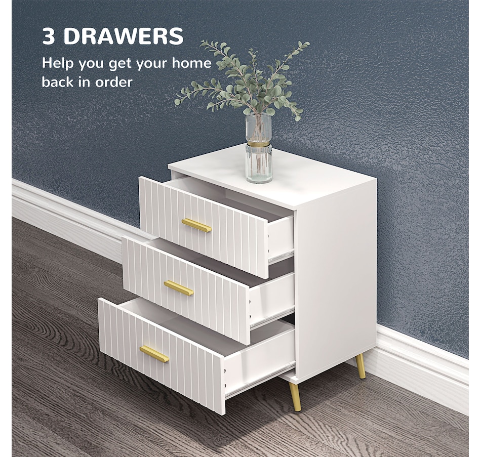 Image 929686_ALTMORE11.jpg, Product 929-686 / Price $99.99 - $149.99, HOMCOM Bedroom Chest of Drawers, Drawer Dresser with Aluminium Legs from HOMCOM on TSC.ca's Home & Garden department