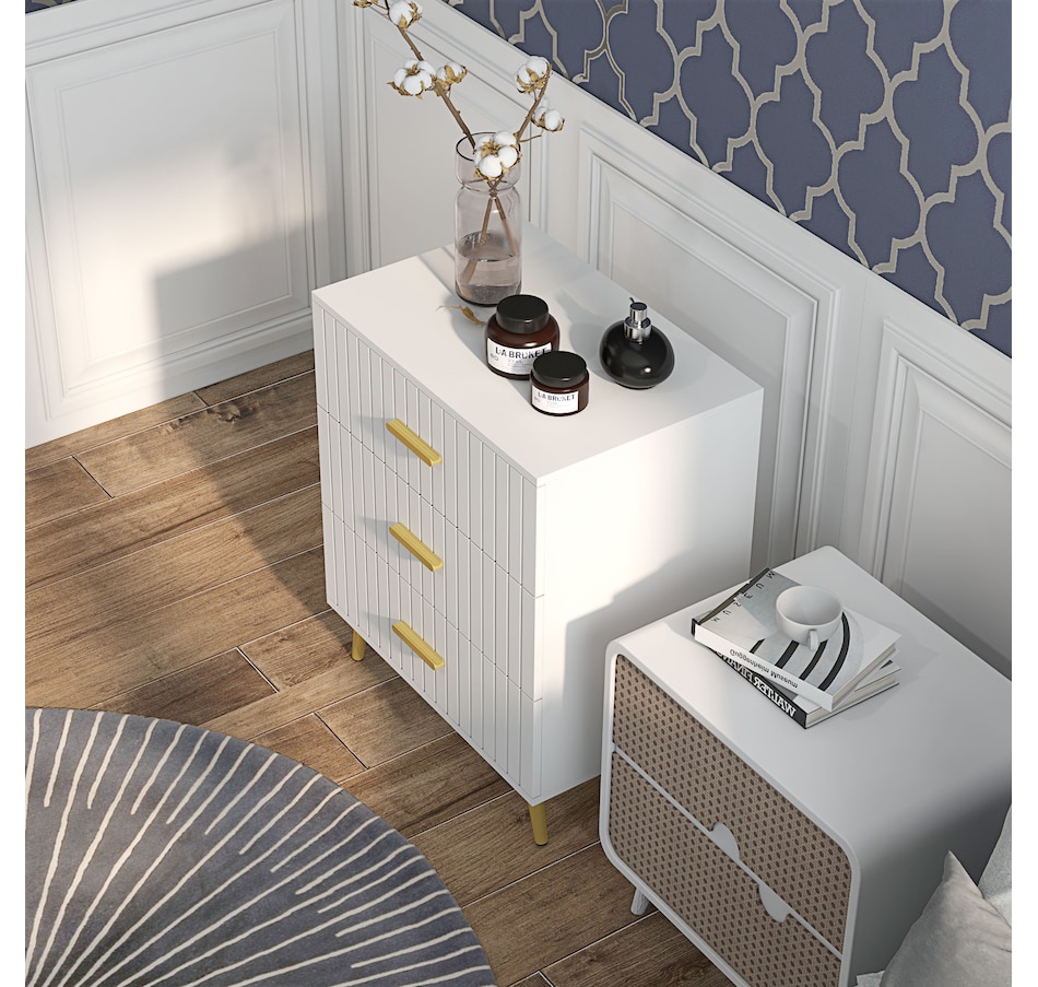 Image 929686_ALTMORE13.jpg, Product 929-686 / Price $99.99 - $149.99, HOMCOM Bedroom Chest of Drawers, Drawer Dresser with Aluminium Legs from HOMCOM on TSC.ca's Home & Garden department