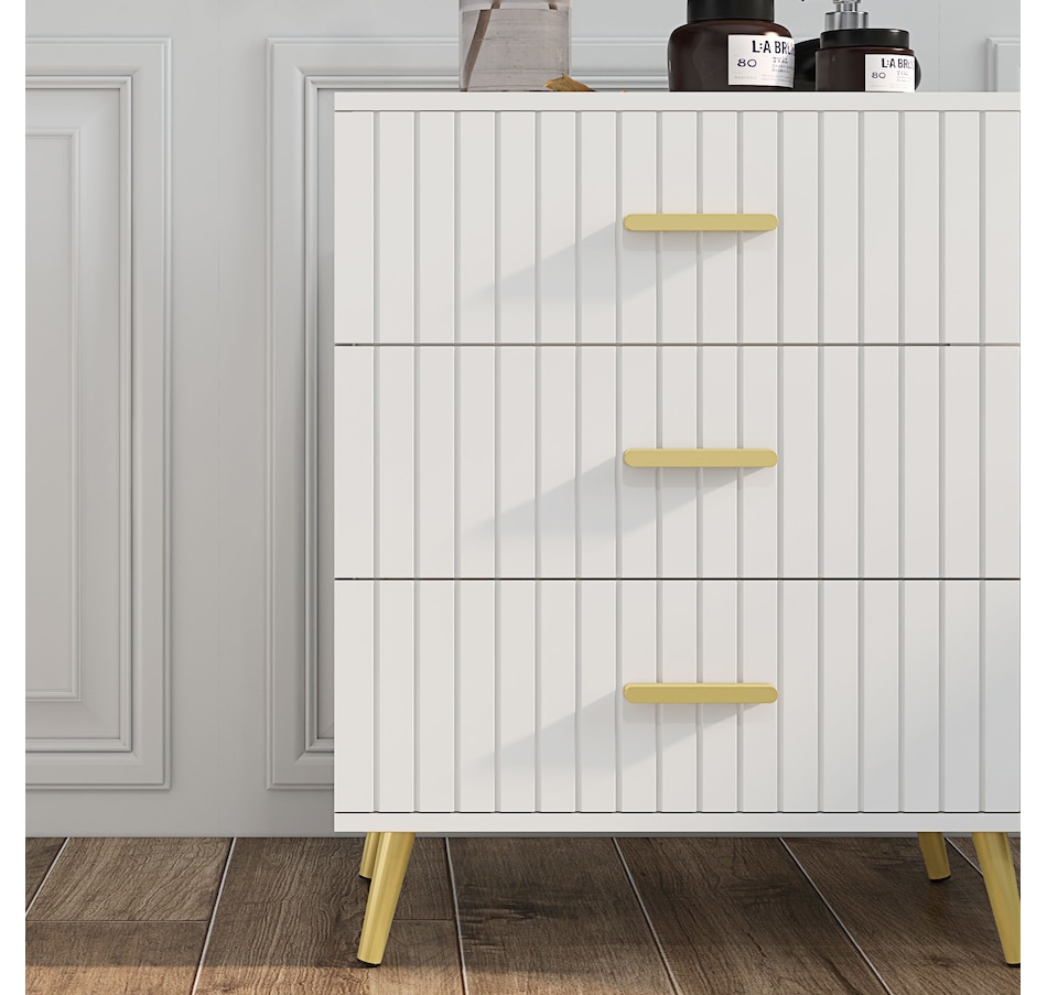Image 929686_ALTMORE14.jpg, Product 929-686 / Price $99.99 - $149.99, HOMCOM Bedroom Chest of Drawers, Drawer Dresser with Aluminium Legs from HOMCOM on TSC.ca's Home & Garden department
