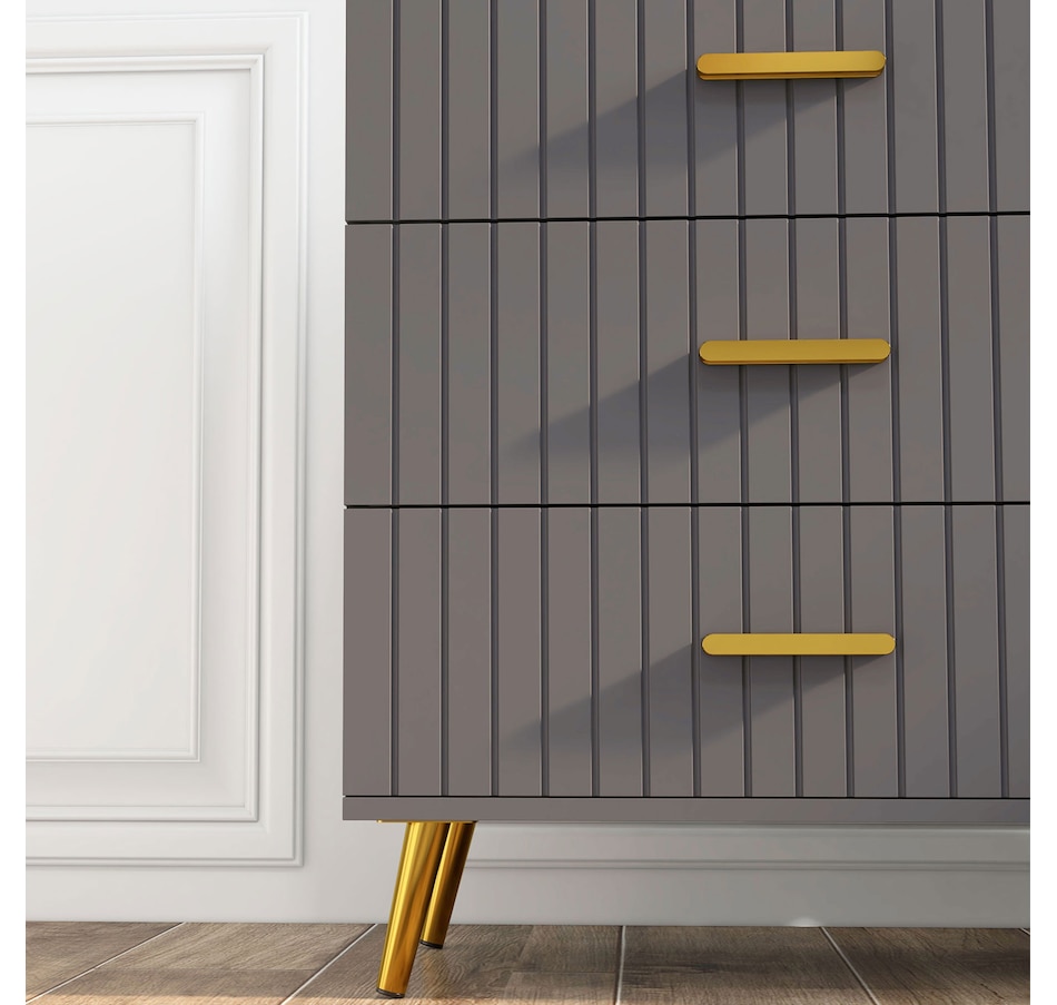 Image 929686_ALTMORE21.jpg, Product 929-686 / Price $99.99 - $149.99, HOMCOM Bedroom Chest of Drawers, Drawer Dresser with Aluminium Legs from HOMCOM on TSC.ca's Home & Garden department