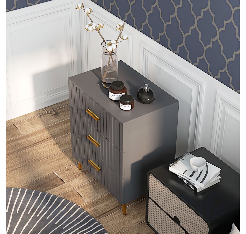 Image 929686_ALTMORE27.jpg, Product 929-686 / Price $99.99 - $149.99, HOMCOM Bedroom Chest of Drawers, Drawer Dresser with Aluminium Legs from HOMCOM on TSC.ca's Home & Garden department