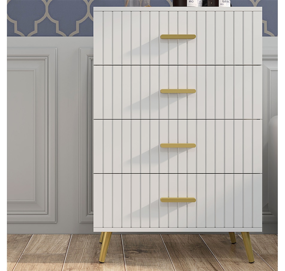 Image 929686_ALTMORE7.jpg, Product 929-686 / Price $99.99 - $149.99, HOMCOM Bedroom Chest of Drawers, Drawer Dresser with Aluminium Legs from HOMCOM on TSC.ca's Home & Garden department