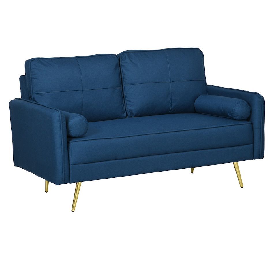 Image 929687_ST02.jpg, Product 929-687 / Price $309.99, HOMCOM 56" Loveseat Sofa with Cushions and Pillows 2 Seater Couch from HOMCOM on TSC.ca's Home & Garden department