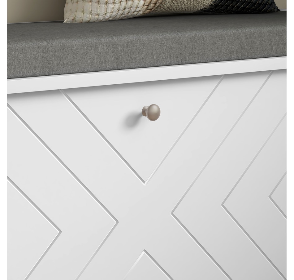 Image 929708_ALTMORE24.jpg, Product 929-708 / Price $94.99 - $114.99, HOMCOM Shoe Bench with Flip Drawer and Cushion for Entryway from HOMCOM on TSC.ca's Home & Garden department