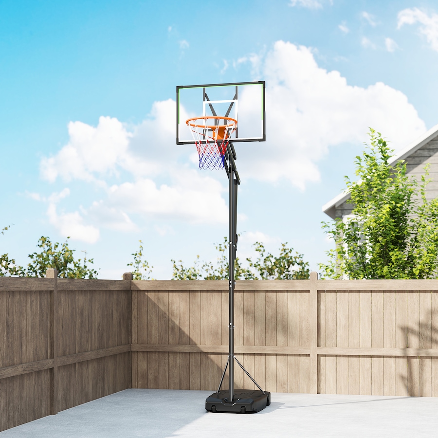 Image 929732_ALTMORE7.jpg, Product 929-732 / Price $119.99, Soozier Basketball Hoop, 4.1-8.5ft Adjustable Basketball Goal with 18" Rim from Soozier on TSC.ca's Health & Fitness department