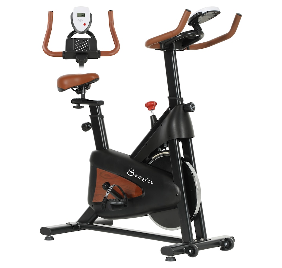 Image 929736.jpg, Product 929-736 / Price $189.99, Soozier Exercise Bike, Quiet Stationary Bike w/ LCD Display, Black from Soozier on TSC.ca's Health & Fitness department