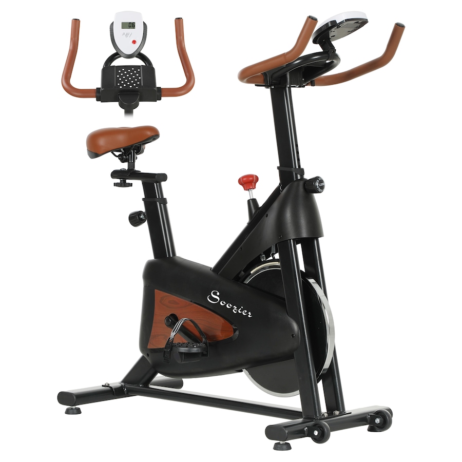 Image 929736.jpg, Product 929-736 / Price $169.99, Soozier Exercise Bike, Quiet Stationary Bike w/ LCD Display, Black from Soozier on TSC.ca's Health & Fitness department