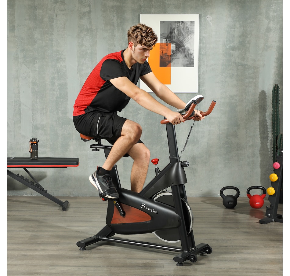 Image 929736_ALTMORE1.jpg, Product 929-736 / Price $189.99, Soozier Exercise Bike, Quiet Stationary Bike w/ LCD Display, Black from Soozier on TSC.ca's Health & Fitness department