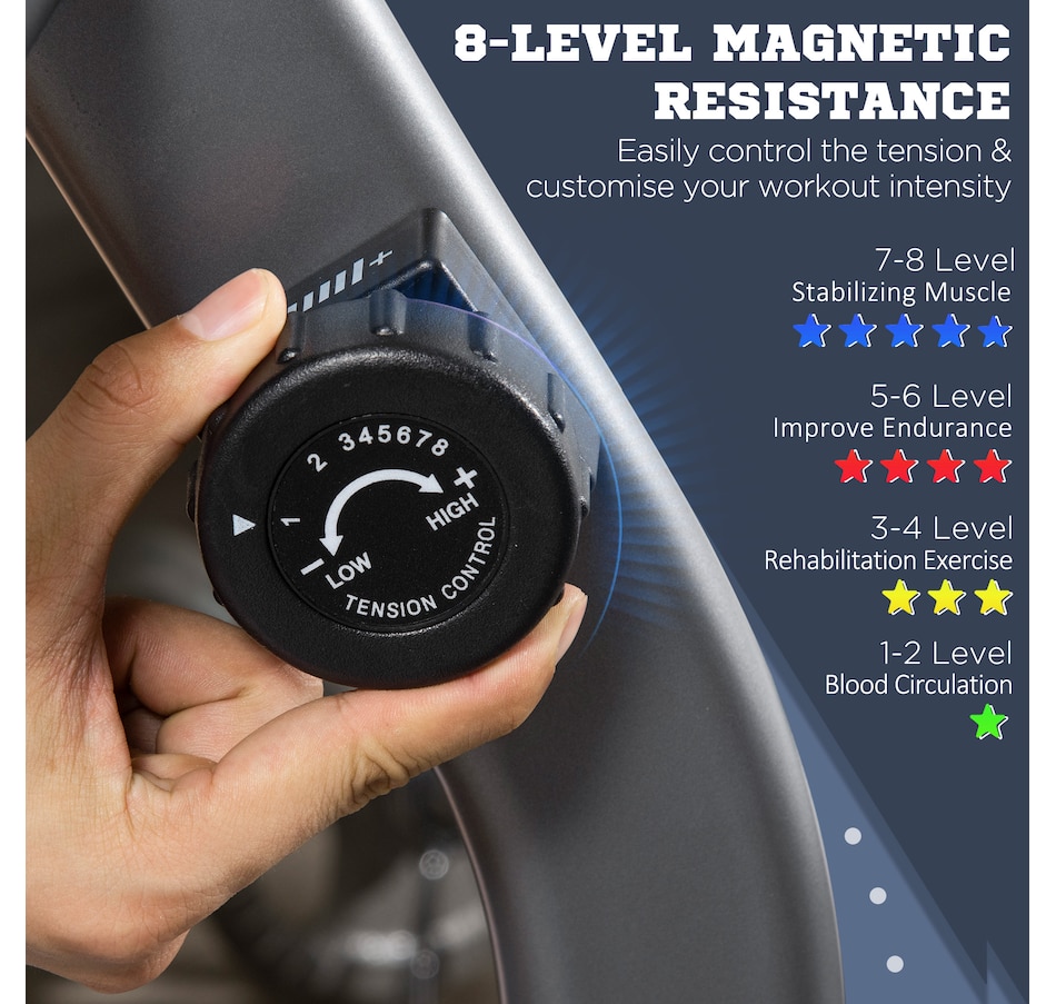 Image 929741_ALTMORE3.jpg, Product 929-741 / Price $259.99, Soozier Exercise Bike, Stationary Bike with 8-Level Magnetic Resistance from Soozier on TSC.ca's Health & Fitness department