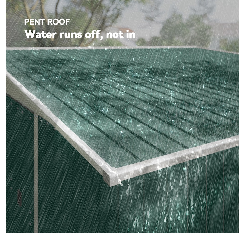 Image 929743_ALTMORE7.jpg, Product 929-743 / Price $609.99, Outsunny 11' x 9' Steel Garden Storage Shed, Outdoor Metal Tool House from Outsunny on TSC.ca's Home & Garden department