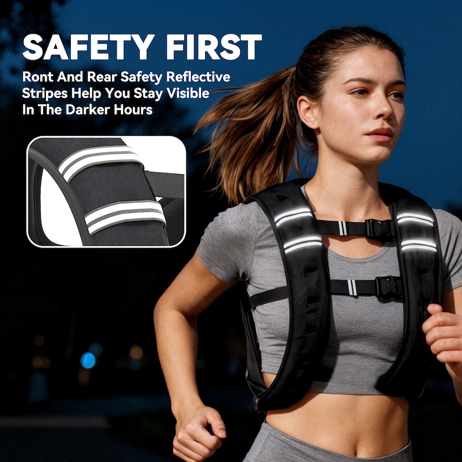 Image 929795_ALTMORE6.jpg, Product 929-795 / Price $28.99, Soozier 11 lbs Weighted Vest, Weight Vest with adjustable Straps from Soozier on TSC.ca's Health & Fitness department