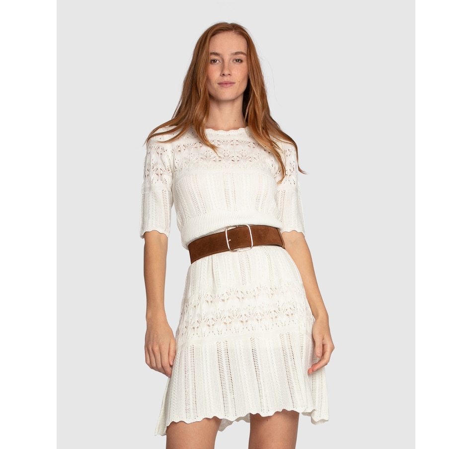belle & bloom Everbloom Crochet Mini Dress - TSC.ca