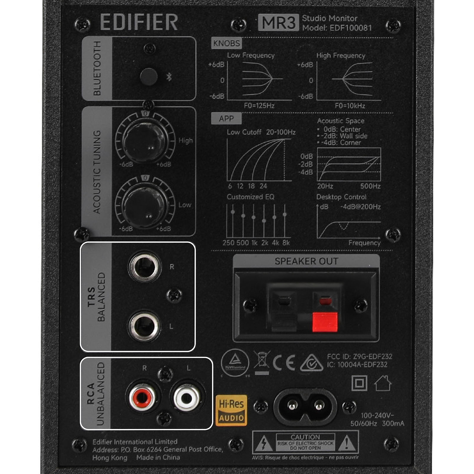 Edifier MR3 Powered Studio Monitor Speakers, Hi-Res Audio