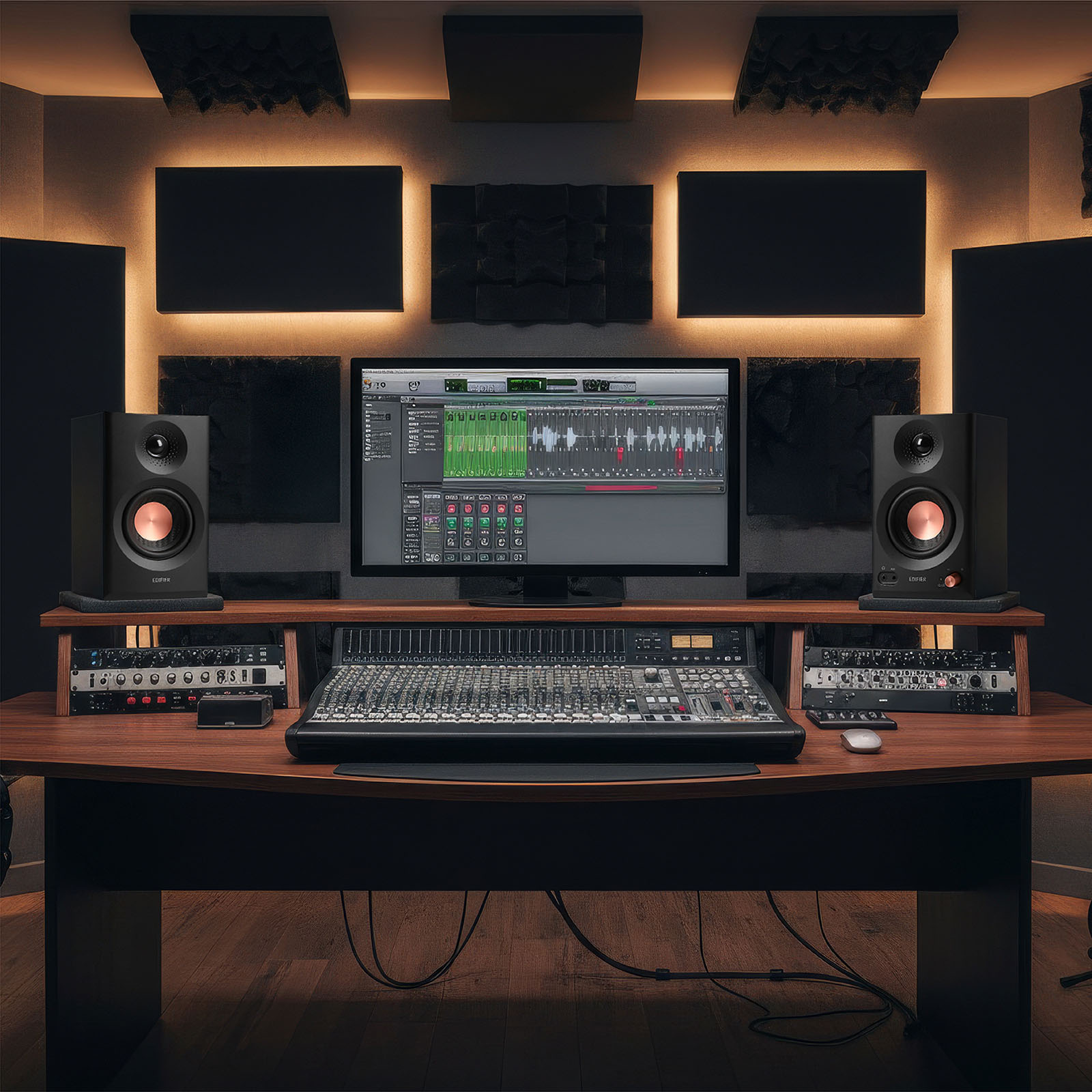Edifier MR3 Powered Studio Monitor Speakers, Hi-Res Audio