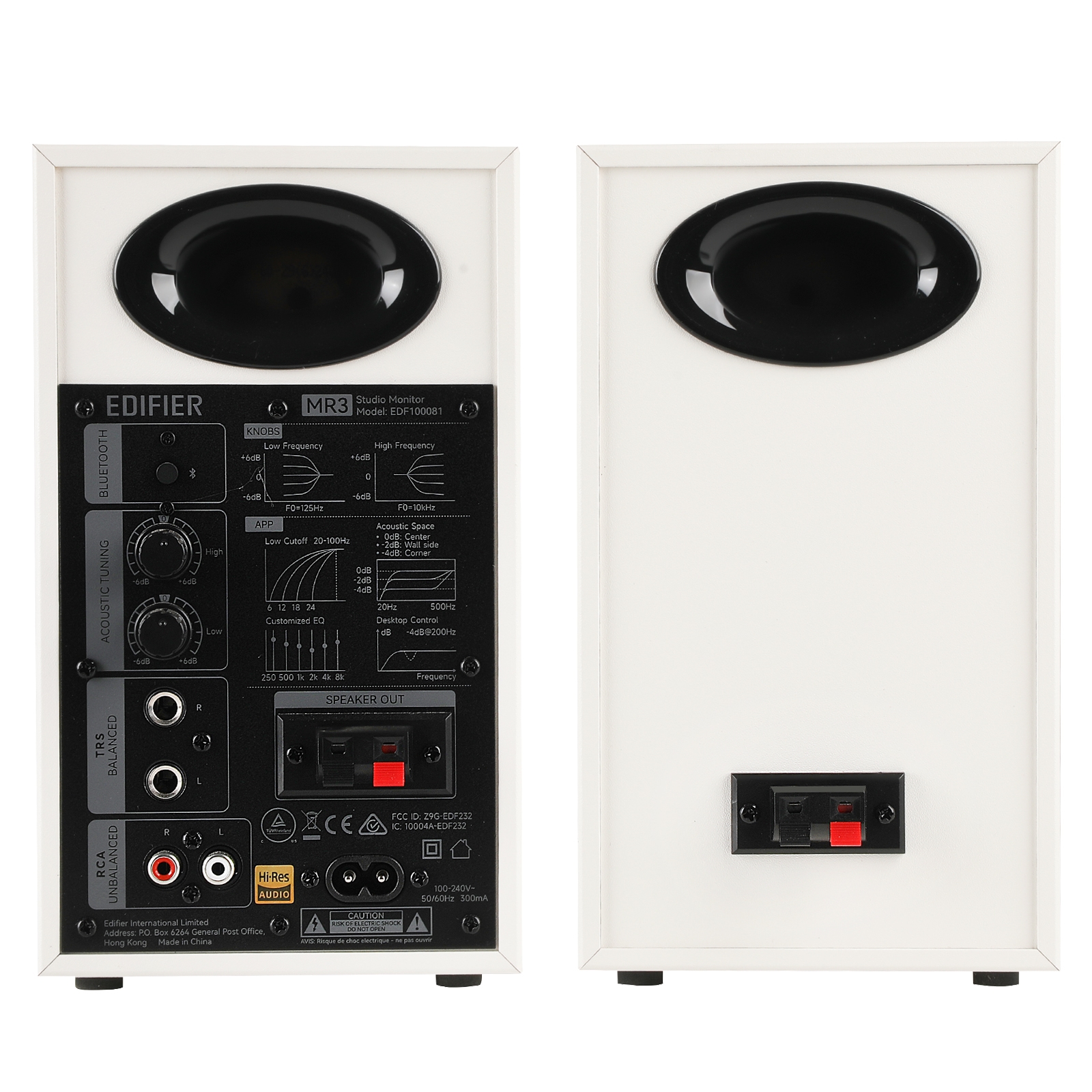 Edifier MR3 Powered Studio Monitor Speakers, Hi-Res Audio
