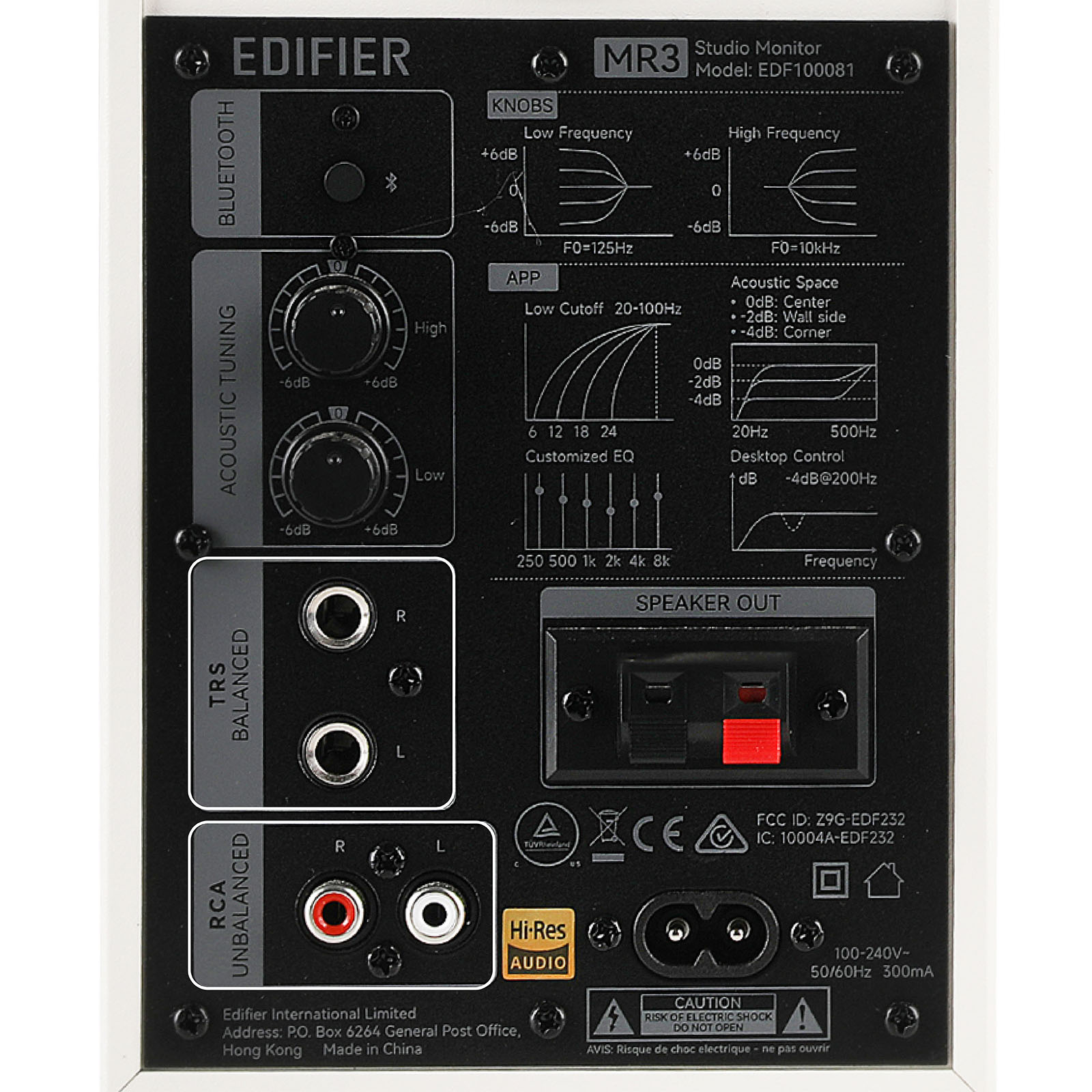 Edifier MR3 Powered Studio Monitor Speakers, Hi-Res Audio