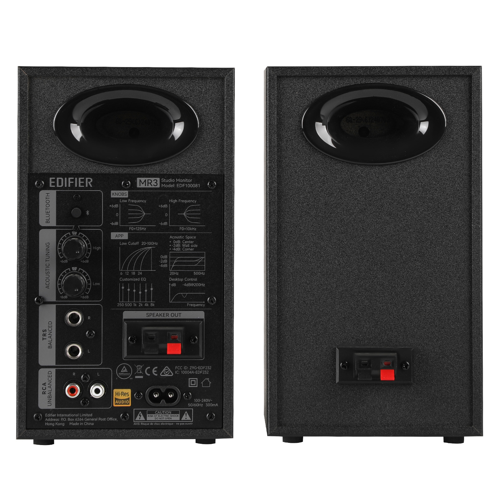 Edifier MR3 Powered Studio Monitor Speakers, Hi-Res Audio