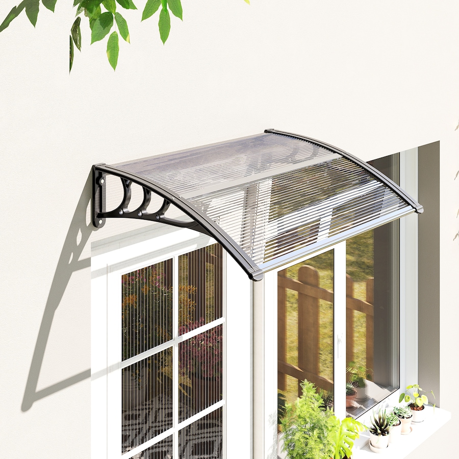 Image 929841_ALTMORE1.jpg, Product 929-841 / Price $74.99, Outsunny Window Awning, Polycarbonate Cover Patio Awnings, White from Outsunny on TSC.ca's Home & Garden department