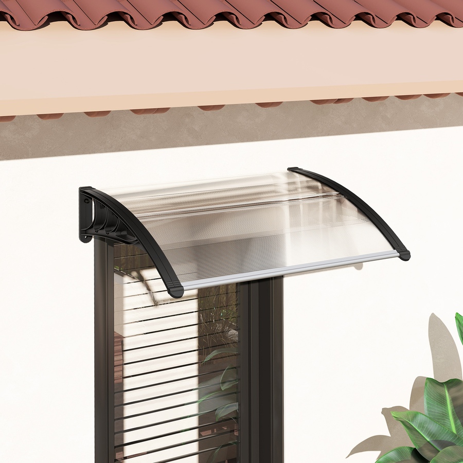 Image 929841_ALTMORE8.jpg, Product 929-841 / Price $74.99, Outsunny Window Awning, Polycarbonate Cover Patio Awnings, White from Outsunny on TSC.ca's Home & Garden department