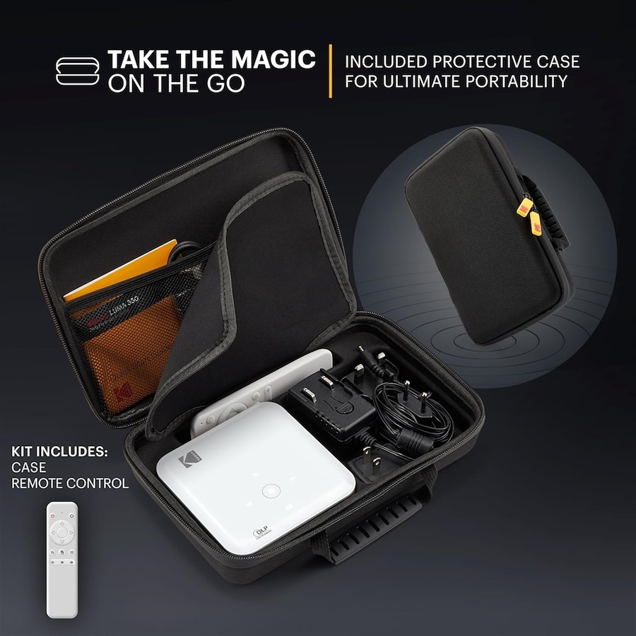 Image 929848_ALTMORE5.jpg, Product 929-848 / Price $529.99, Kodak Luma 350 Smart Projector, Portable Pico Projector with Carrying Case & Remote from Kodak on TSC.ca's Electronics department