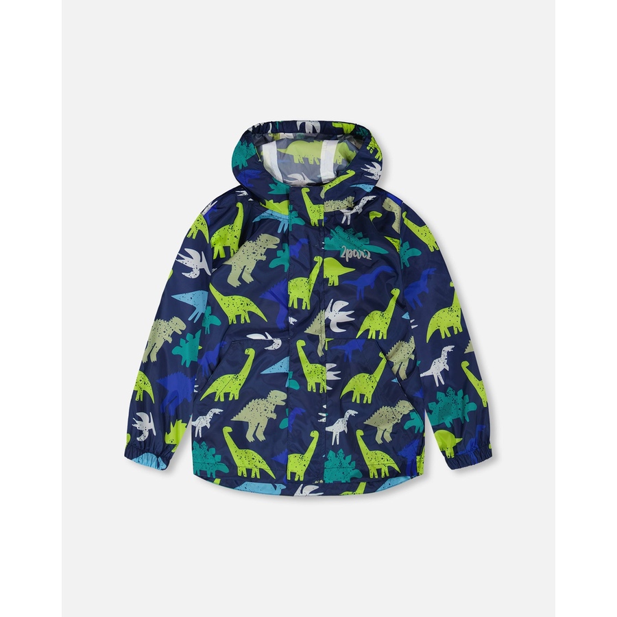 Image 930009_ST01.jpg, Product 930-009 / Price $44.80 - $48.30, Packable Dinosaur Windbreaker in Polyester from Deux par Deux on TSC.ca's Fashion department