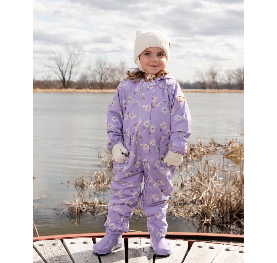 Image 930116_ALTMORE1.jpg, Product 930-116 / Price $89.00, Baby Mid-Season One-Piece Daisy Print Outerwear with Hat from Deux par Deux on TSC.ca's Fashion department