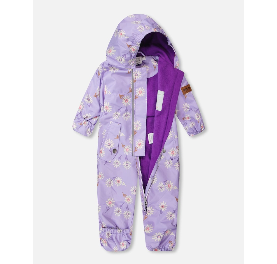 Image 930116_ALTMORE2.jpg, Product 930-116 / Price $89.00, Baby Mid-Season One-Piece Daisy Print Outerwear with Hat from Deux par Deux on TSC.ca's Fashion department