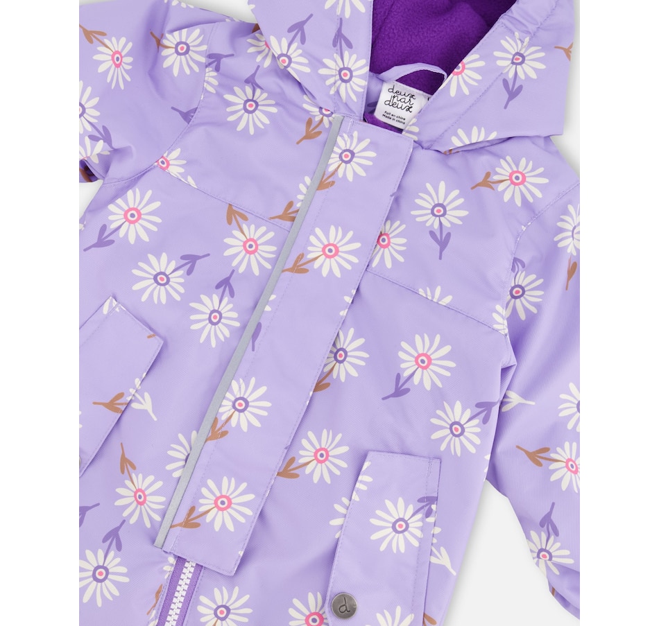 Image 930116_ALTMORE4.jpg, Product 930-116 / Price $89.00, Baby Mid-Season One-Piece Daisy Print Outerwear with Hat from Deux par Deux on TSC.ca's Fashion department