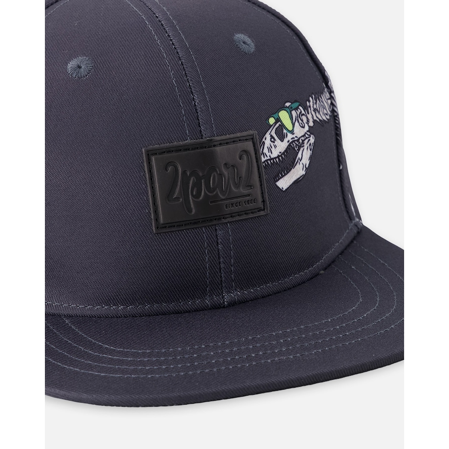 Image 930156_ALTMORE3.jpg, Product 930-156 / Price $9.00, Flat Brim Graphic Print Cap from Deux par Deux on TSC.ca's Fashion department
