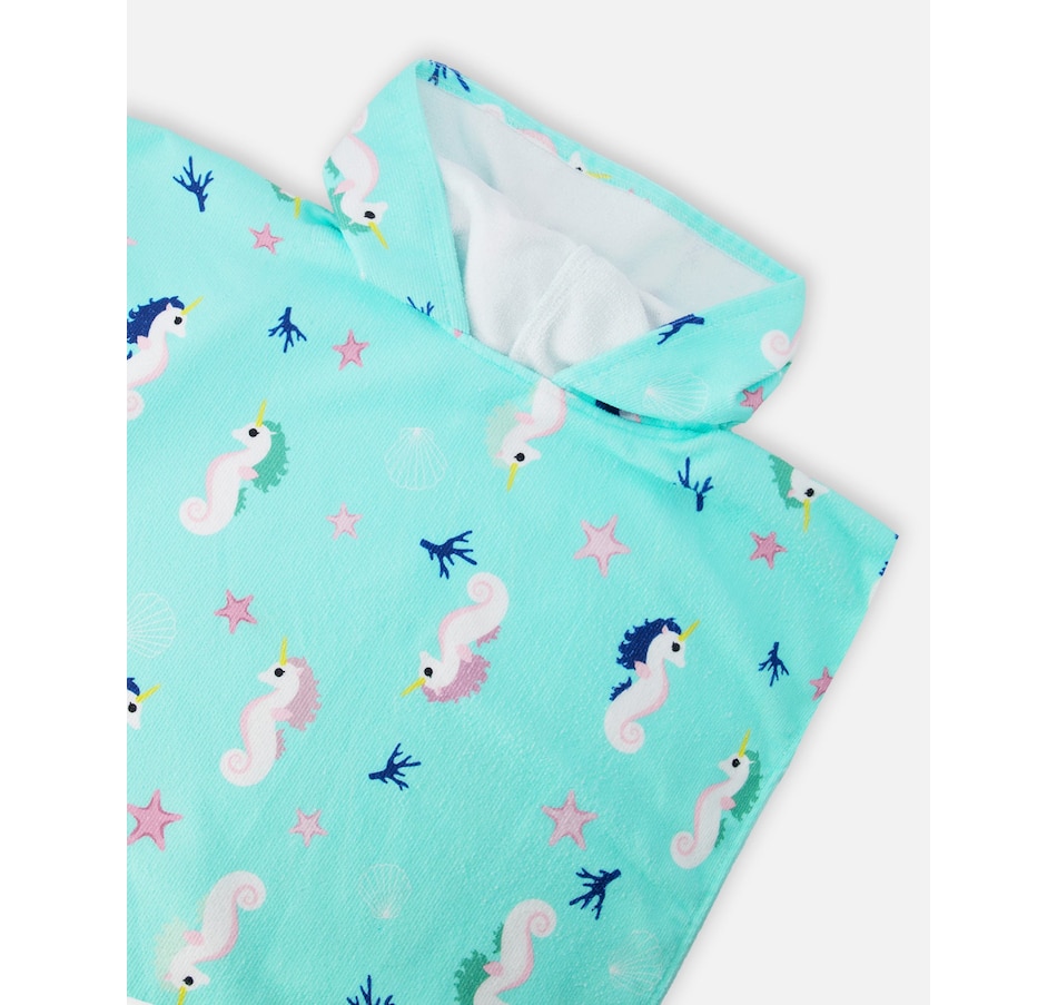 Image 930309_ALTMORE4.jpg, Product 930-309 / Price $27.30, Hooded Seahorse Beach Towel from Deux par Deux on TSC.ca's Fashion department