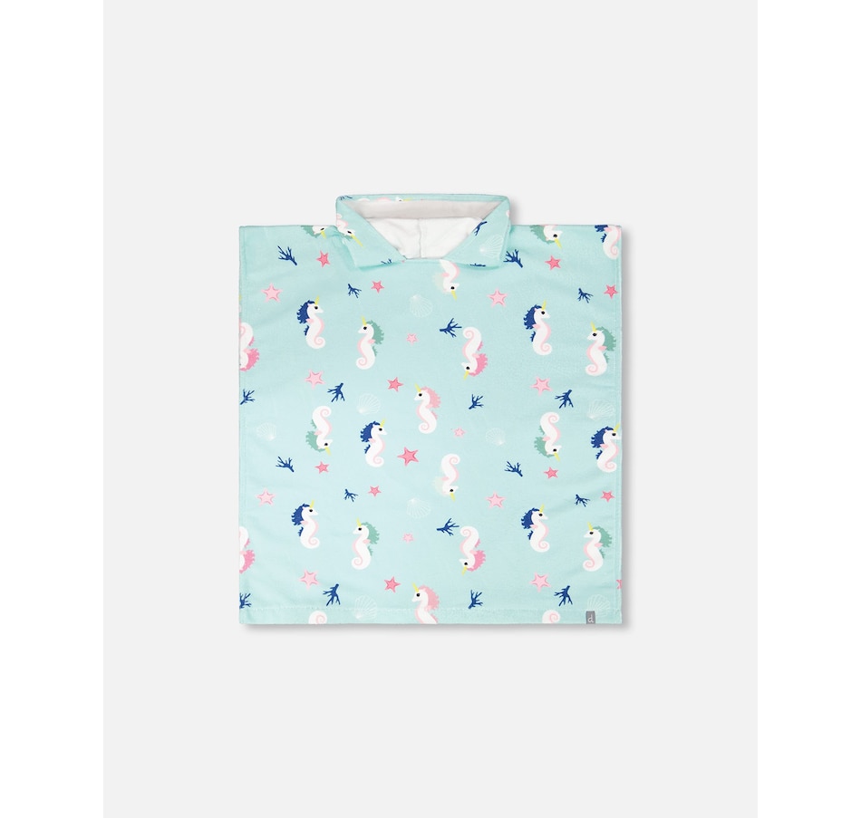 Image 930309_ST01.jpg, Product 930-309 / Price $27.30, Hooded Seahorse Beach Towel from Deux par Deux on TSC.ca's Fashion department