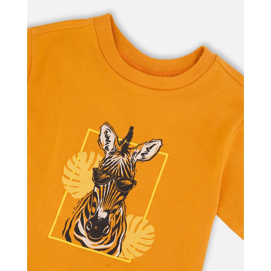 Image 930341_ALTMORE3.jpg, Product 930-341 / Price $34.00, Organic Cotton Zebra Short Sleeve T-Shirt from Deux par Deux on TSC.ca's Fashion department