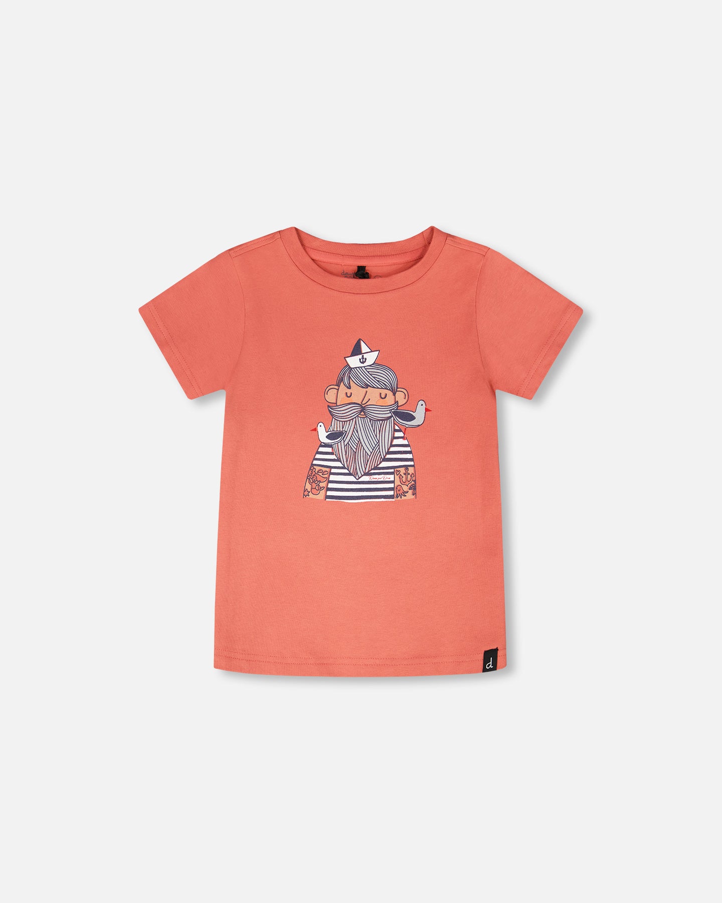 美品 BRIEFING CARVICO 3D PRINT BASIC TEE L Organic Cotton Sailor Graphic Short Sleeve T-Shirt - TSC.ca