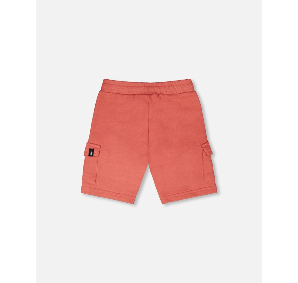 Image 930363_ALTMORE3.jpg, Product 930-363 / Price $30.00, Elastic Waistband Slit and Cargo Pockets French Terry Shorts from Deux par Deux on TSC.ca's Fashion department