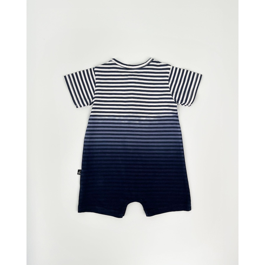 Image 930416_ALTMORE1.jpg, Product 930-416 / Price $11.70, Short Sleeve Gradient Stripes Organic Cotton Romper from Deux par Deux on TSC.ca's Fashion department