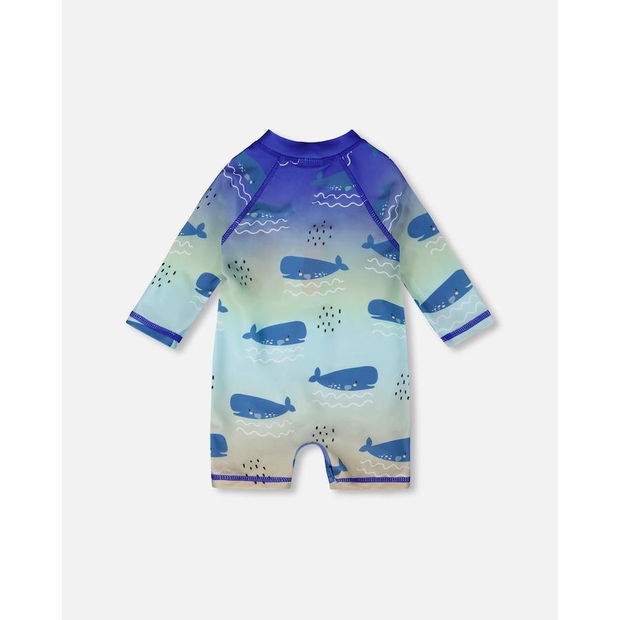 Image 930453_ALTMORE3.jpg, Product 930-453 / Price $23.00, One-Piece Long Sleeve Whale Print Rashguard from Deux par Deux on TSC.ca's Fashion department