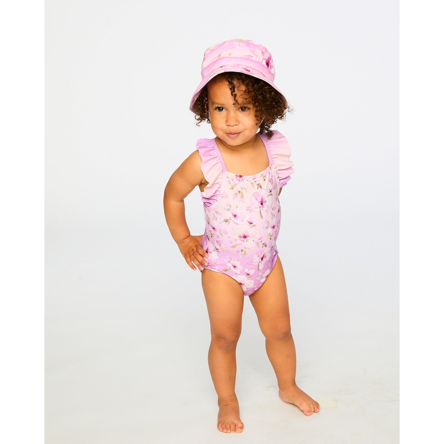 Image 930455_ALTMORE1.jpg, Product 930-455 / Price $21.00, One-Piece Ruffle Flower Print Swimsuit from Deux par Deux on TSC.ca's Fashion department