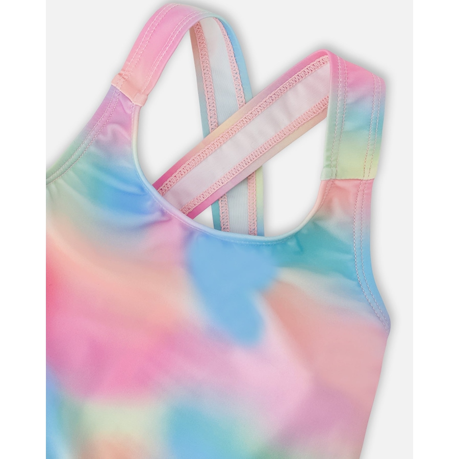 Image 930477_ALTMORE3.jpg, Product 930-477 / Price $23.50, Two-Piece Crossed Straps Sporty Crop Top Swimsuit from Deux par Deux on TSC.ca's Fashion department