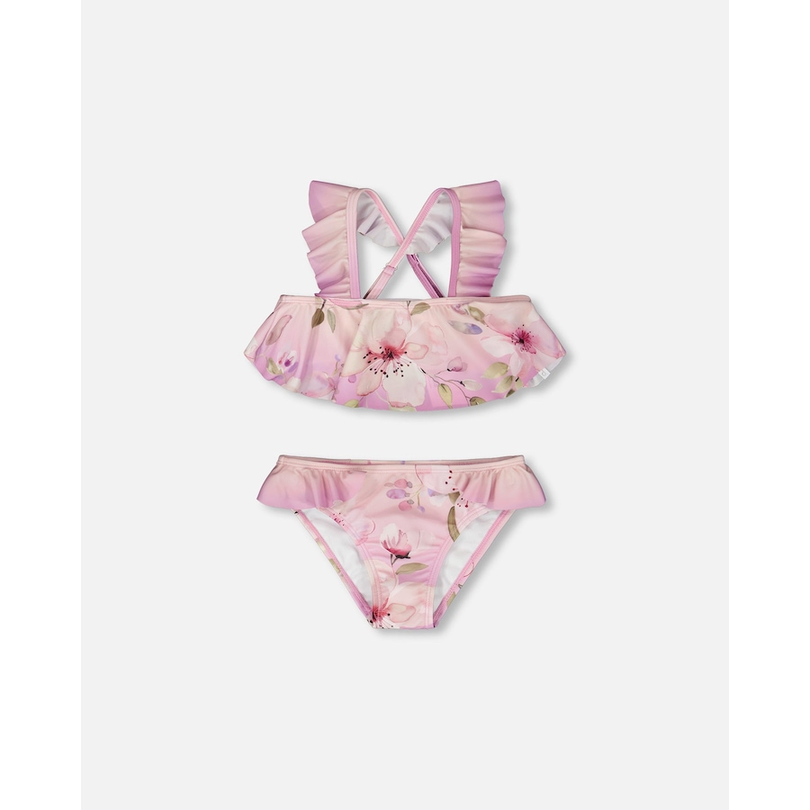 Image 930481_ST01.jpg, Product 930-481 / Price $23.00, Two-Piece Ruffle Flared Flower Swimsuit from Deux par Deux on TSC.ca's Fashion department